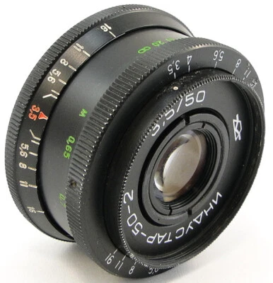 ⭐CLA'd⭐ 1984!💫 KMZ INDUSTAR 50-2 3.5/50mm Russian Made in USSR💫 Lens Mount M42 - Image 1 of 4