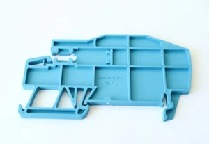 10 Stück WEIDMÜLLER Halteplatte/ Z-Reihe - ZHP S - blau - NEU - Bild 1 von 3