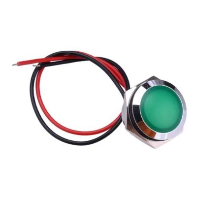 Luz indicadora LED piloto apta para Yamaha RT1 TY250 DT1 CT2 DT3 CT1 verde Foto 1 de 3