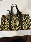 Belvah quilted floral Duffel Bag Yellow/Black