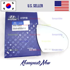 Mirror GLASS +Holder Right PASSENGER HEATED + BSD ⭐OEM⭐ Hyundai Tucson 2016-2021 - Picture 1 of 2
