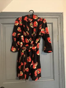 Angry Birds Black and Red Robe Dressing Gown - size 5-6 years - Picture 1 of 6