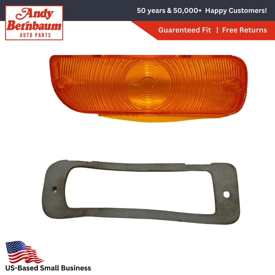 1968-1969 Plymouth Road Runner GTX правосторонний парковочный объектив с прокладкой 3004152 новый из старых запасов - Изображение 1 из 4