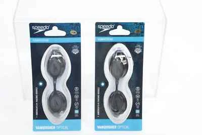 Speedo Vanquisher Optical Swim Goggles, Smoke, Adult - Image 1 of 4