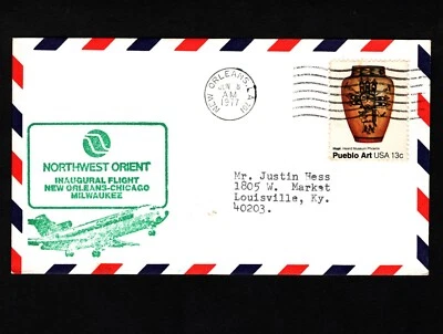 OPC 1977 First Flight Northwest Orient New Orleans 43762    - Image 1 of 2