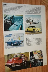 1966 CHEVY CORVETTE / CORVAIR ORIGINAL DEALER ADVERTISEMENT PRINT AD-66 - Picture 1 of 1