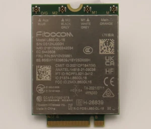 5w10v25861 card for Thinkpad L15 Gen 3 Z13 1 Z16 1 P16 1 L860-GL-16 4G LTE Model - Picture 1 of 1