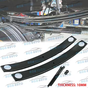 2pcs 10mm Thick Universal 1.5-2Inch Add A Leaf Helper Spring Kits 35mm-50mm - Picture 1 of 5