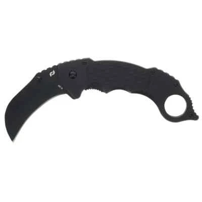 Schrade 1182502 Boneyard 2.75" AUS-10 Hoja Negro Sólido Plegable Karambit Foto 1 de 2