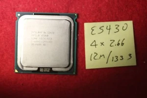  Intel Xeon E5430 cpu, SLANU, 4x 2.66 Ghz / 12M  socket 771 - Picture 1 of 1