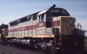 EL 3652 ERIE LACKAWANNA Eisenbahn Zug Lok Original 1975 Foto Dia - Bild 1 von 1