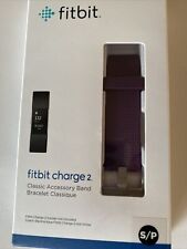 Fitbit Charge 2 Small Plum Classic Accessory Band FB160ABPMS
