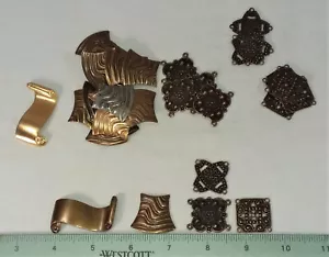 35 MESSING STANZFORMEN / FILIGRAN FÜR SCHMUCK / BASTELN MADE IN USA - Bild 1 von 1