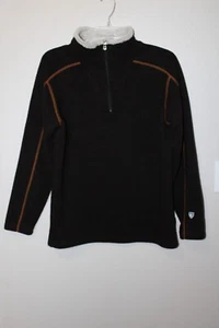 Suéter polar Kuhl Europa 1/4 cremallera marrón para hombre S unisex - Imagen 1 de 8