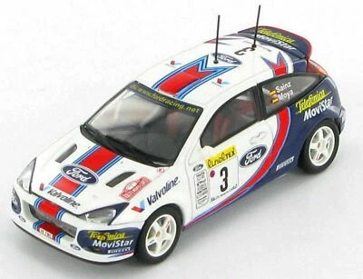 1/43 Auto Art 60111 Ford Focus RS WRC 2001 Monte Carlo Rally #3 Sainz & Moya - Image 1 of 4