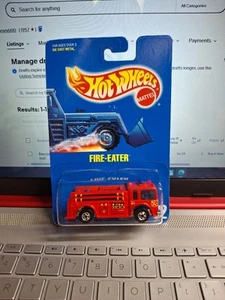 HOT WHEELS ALL BLUE CARD COLLECTOR # 82 FIRE EATER - Red 5SP's - Bild 1 von 2