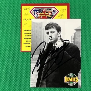 RINGO STARR AUTOGRAPHED BEATLES COLLECTION TRADING CARD #33 SIGNED COA HOLOGRAM - Picture 1 of 7