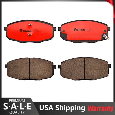 Conjunto de pastilhas de freio dianteiras de cerâmica com fenda P30077N para Kia Forte Koup Soul Brembo - Imagem 1 de 2