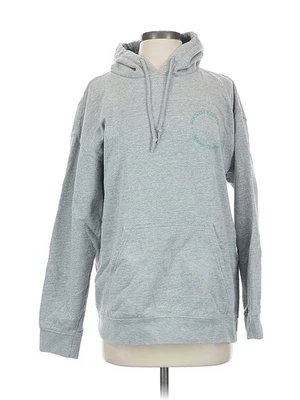 Moletom com capuz feminino Boohoo cinza com zíper P - Imagem 1 de 4