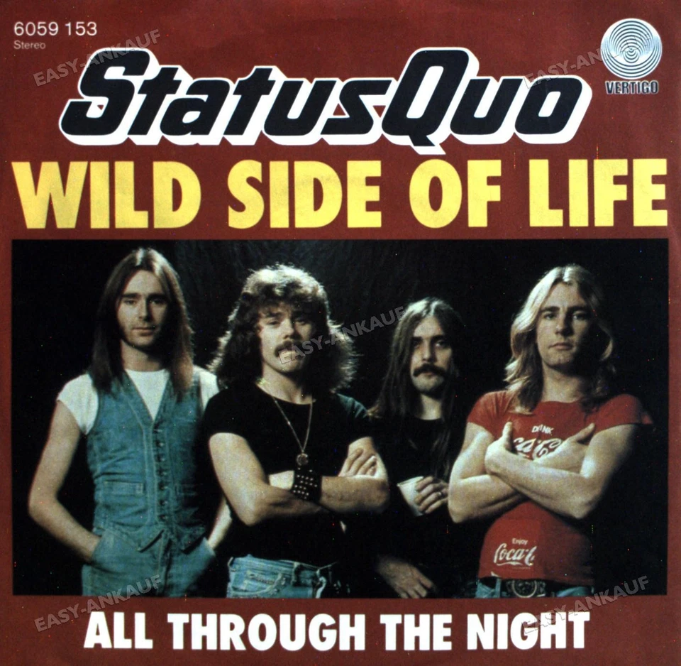 Status Quo - Wild Side Of Life / All Through The Night 7" (VG+) ' - Image 1 of 1