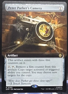Peter Parker's Camera #280 Marvel's Spider-Man Extended Art Regular Rare - Image 1 of 2