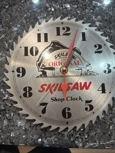Vintage SkilSaw 10” Steel - Original Saw Blade Shop Clock / Working - Picture 1 of 1