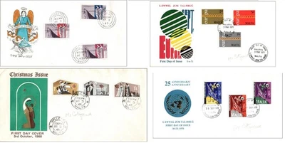 Malta 1965 -1971 FDC Christmas Europa United Nations First Day Covers - Image 1 of 4