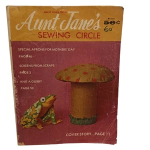 Revista vintage Aunt James Sewing Circle 1973 - Imagen 1 de 11