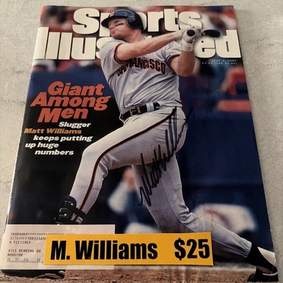 1995 Matt Williams signed Sports Illustrated, San Francisco Giants autograph - Image 1 of 4