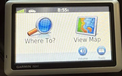 Garmin Nuvi 1450 Touch Screen GPS Maps Traffic W/Car Charger 8GB MicroSD Bundle - Image 1 of 4