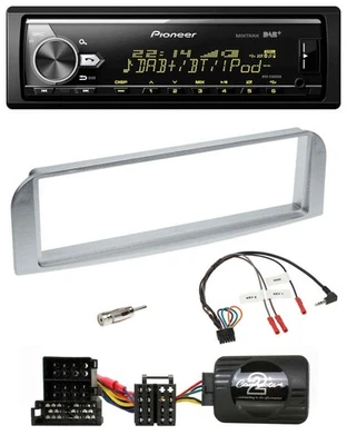 Pioneer Bluetooth USB DAB Lenkrad Autoradio für Alfa 147 GT silbergrau - Bild 1 von 4