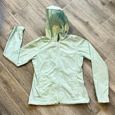 Chaqueta de lluvia para mujer Columbia Arcadia II verde espuma de mar talla XS extra pequeña Foto 1 de 4
