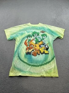 RAR!!! Vintage 1999 Digimon Tie-Dye T-Shirt Erwachsene Größe XXL 2XL Top Zustand - Bild 1 von 21