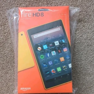 BRAND NEW Amazon Fire HD 8 (8th Generation) 32 GB, Alexa & Wi-Fi - Canary Yellow - Picture 1 of 4