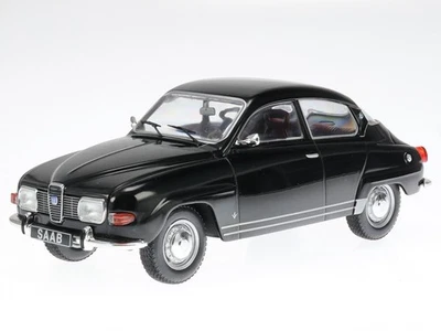 Saab 96 1970 black diecast modelcar 124051 Whitebox 1:24 - Image 1 of 4