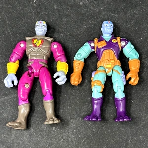 Lote de 2 figuras de acción Exo Squad Playmates Toys Marsala Phaeton 1993 - De colección - Imagen 1 de 9