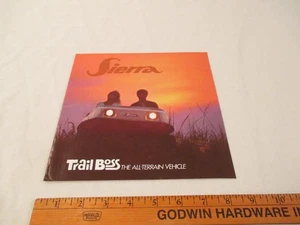 1969 1970 Sierra Trail Boss ATV Vintage Car Sales Brochure Catalog - Imagen 1 de 11