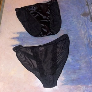 vintage  Second Skin nylon string bikini panties S/M - Picture 1 of 12