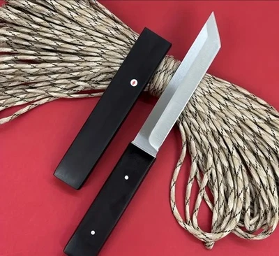 Hoja fija estilo Tanto / Katana con funda Foto 1 de 4
