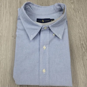Ralph Lauren Oxford Shirt 3XLT Blue Long Sleeve Button Up  - Picture 1 of 2