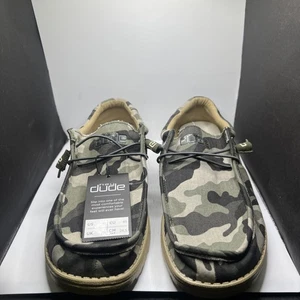 Hey Dude Wally Camouflage Multi Camo Schuhe Slipper Halbschuhe Herren Größe 12 - Bild 1 von 8