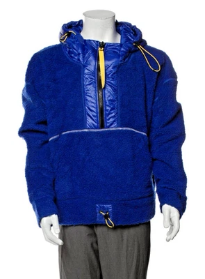 CANADA GOOSE X PYER MOSS $795 Men's SM Oversized Anorak Blue Hoodie Jacket Coat - Image 1 of 4