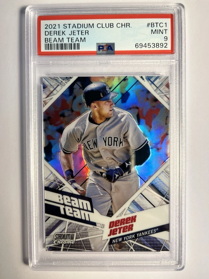 Derek Jeter - 2021 Stadium Club Chrome Beam Team PSA 9‼️5 WS 🏆MVP - Image 1 of 2