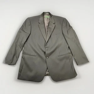 Lauren Ralph Lauren Men 120’s 100% Wool blazer Jacket Size 46R  Black Button Up - Picture 1 of 13
