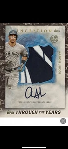 Aaron Judge Topps “Through the Years” Reprint – Inception Rookie Auto Look - Picture 1 of 1