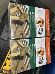 "Soportes de montaje Ozco Post To Beam 4"" Laredo Sunset construcción madera OWT... - Imagen 1 de 9