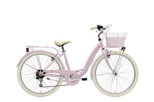 CITY BIKE CICLI ADRIATICA PANDA 26 DONNA 6V ROSA OPACO - Foto 1 di 1