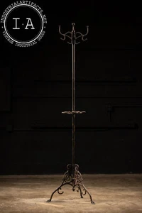 Antique Japanned Copper Coat Rack - Picture 1 of 6
