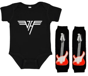 Van Halen Infant Bodysuit Shirt Set Outfit - Picture 1 of 3