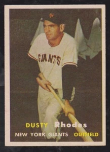 1957 TOPPS BASEBALL #61 DUSTY RHODES NM **** FREE SHIPPING **** - Picture 1 of 1